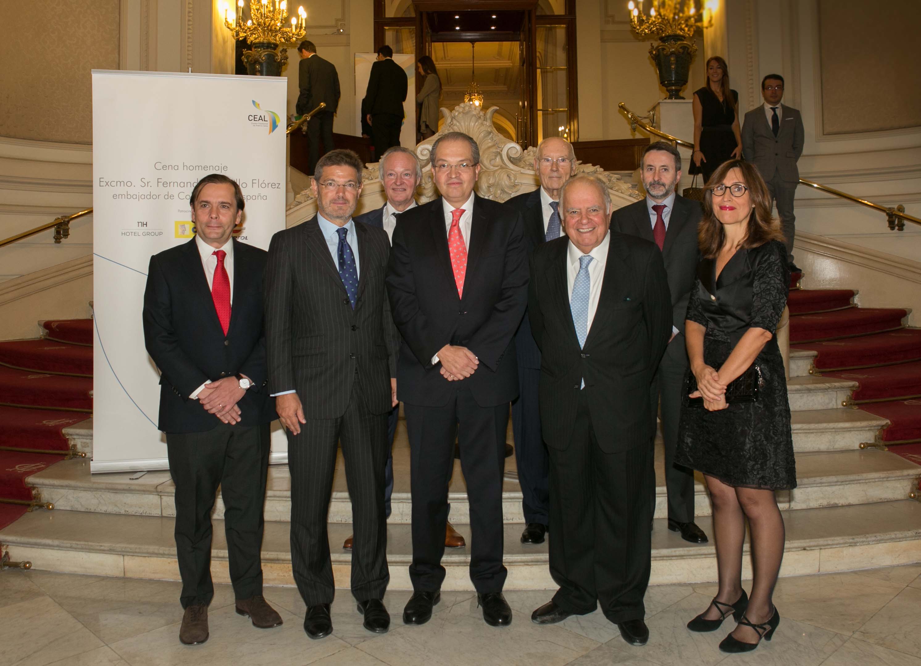 Los empresarios iberoamericanos rinden un homenaje al embajador de Colombia en España con motivo del fin de su misión