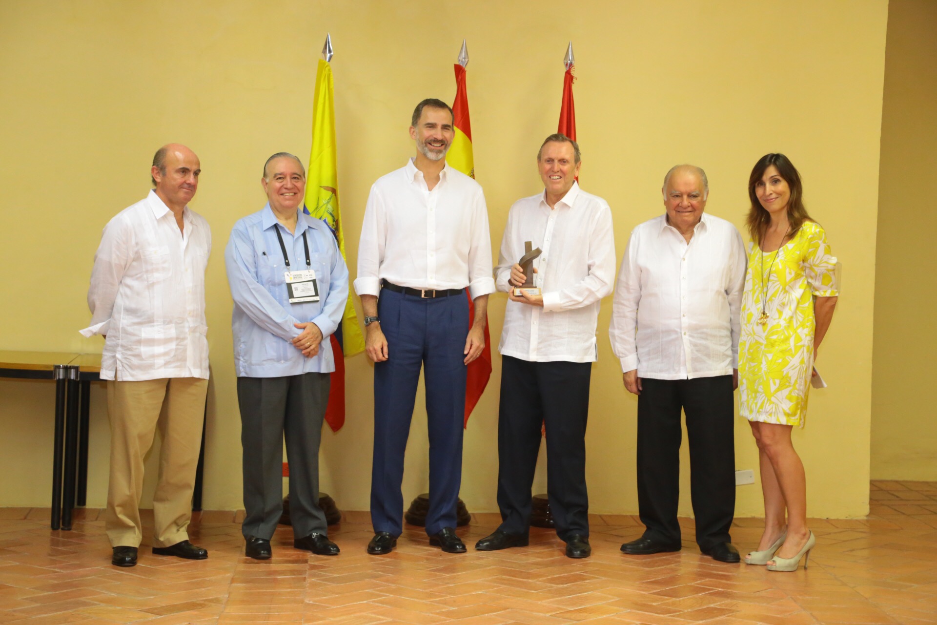 El Rey entrega el ‘III Premio Enrique V. Iglesias’ al empresario peruano José Graña