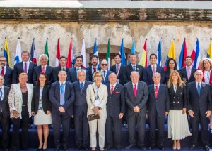 Asistentes a la entrega del V Premio Enrique V. Iglesias en La Antigua