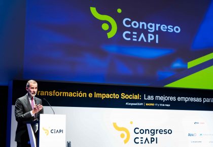 Homenaje a S. M. el Rey en el IV Congreso Iberoamericano CEAPI