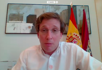 José Luis Martínez-Almeida, alcalde de Madrid, ante empresarios y socios de CEAPI, apela a la Constitución para superar la crisis del coronavirus