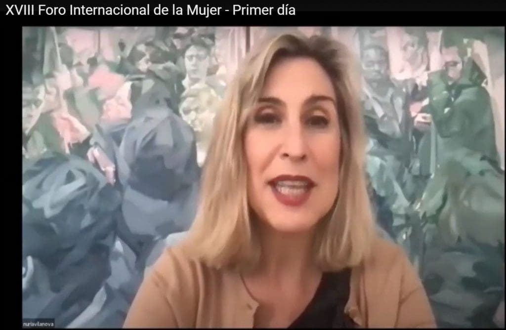 Núria Vilanova, presidenta de CEAPI, participa en el XVIII Foro Internacional de la Mujer Empresaria y Emprendedora