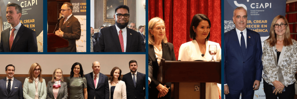 Ocho Jefes de Estado y jefes de delegación de países iberoamericanos comparten con CEAPI sus estrategias de crecimiento económico
