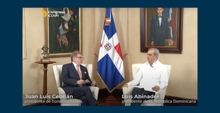 Luis Abinader: «Aun con la crisis, es el mejor momento para invertir en República Dominicana, un país que ha logrado tras la pandemia recuperar la economía y el turismo cuidando la salud»