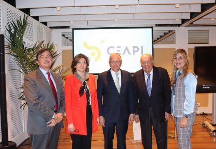 Los socios de CEAPI se reúnen con el canciller de Costa Rica Arnoldo André Tinoco