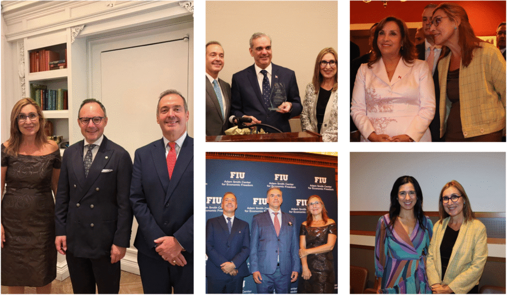 CEAPI y el Adam Smith Center for Economic Freedom se reúnen con los presidentes de Perú, República Dominicana, Uruguay y Andorra 
