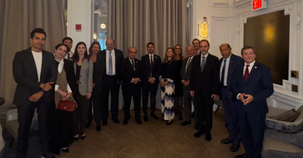 Mariano Jabonero y Alexandre Pupo hablan de los jóvenes con los socios de CEAPI en el marco de la Asamblea General de la ONU en Nueva York