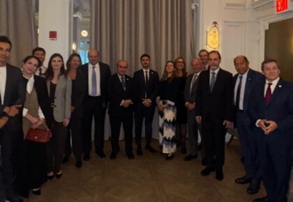 Mariano Jabonero y Alexandre Pupo hablan de los jóvenes con los socios de CEAPI en el marco de la Asamblea General de la ONU en Nueva York