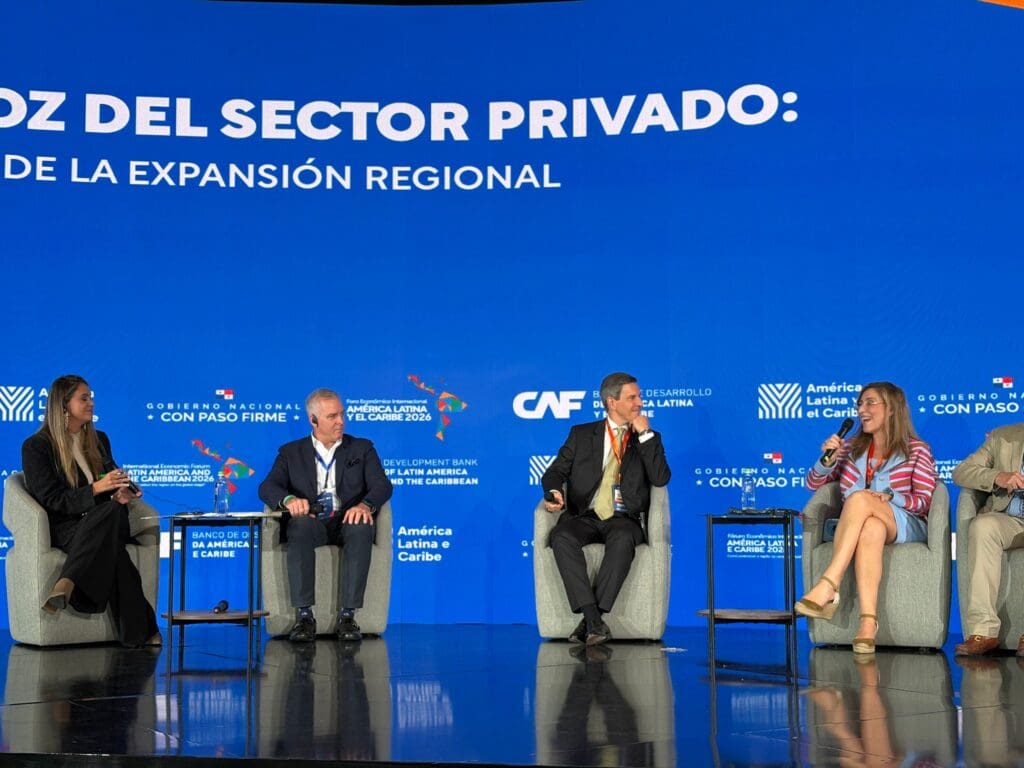 Núria Vilanova reivindica al sector privado en la expansión regional en el Foro Económico de la CAF