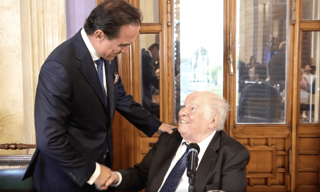 El Parlamento del Uruguay rinde homenaje a Enrique V. Iglesias, presidente de Honor de CEAPI