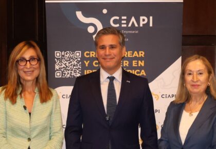 El Canciller de Costa Rica, Manuel Tovar, comparte con CEAPI el respaldo de su Gobierno a la candidatura de Rebeca Grynspan a la Secretaría General de la ONU